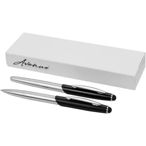 Set kemijske i gel olovke Geneva (plava tinta)