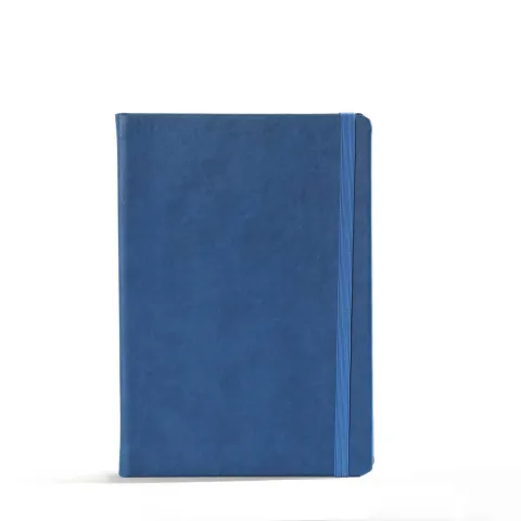 „Bloom“ royal plavi notes A5, s gumicom