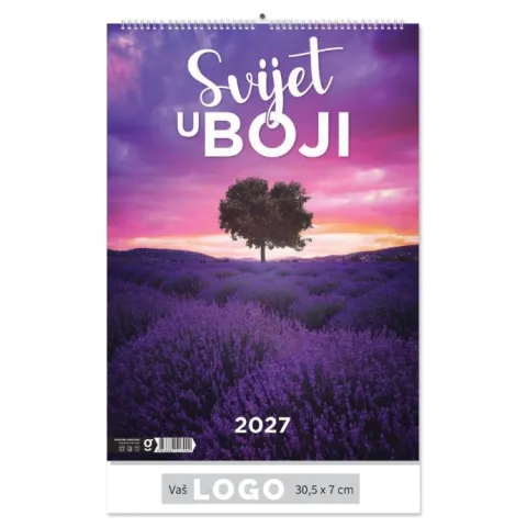 „Svijet U Boji“ 13 list., PVC vrećica, color kalendar