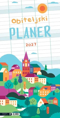 „Obiteljski Planer 2027“ 13 list., PVC vrećica, color kalendar