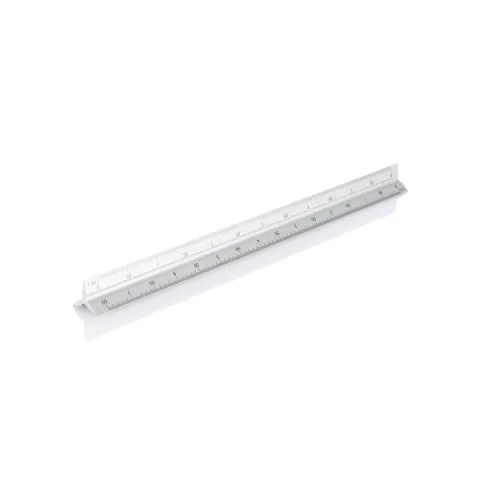 Trokutasto aluminijsko mjerilo 30 cm