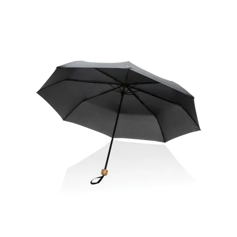 Impact AWARE™ RPET 190T mini kišobran s bambusovom ručkom 20,5''