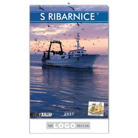 „S Ribarnice“ 13 list., PVC vrećica, color kalendar