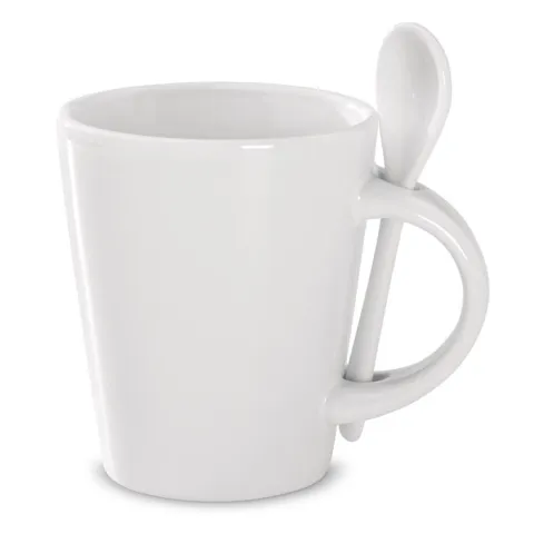 Sublimkonik šalica od kamenine za sublimaciju sa žličicom 300 ml