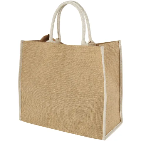 Harry torba od jute s obojenim rubom, 25L