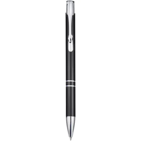 Moneta aluminijska kemijska olovka na klik (plava tinta)