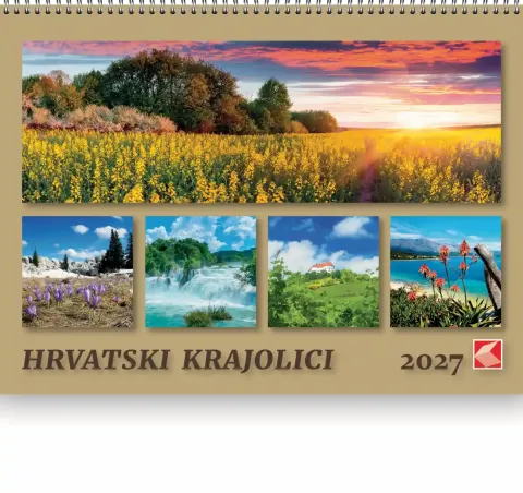Hrvatski Krajolici – hRVATSKI KRAJOLICI, zidni kalendar 13 listova