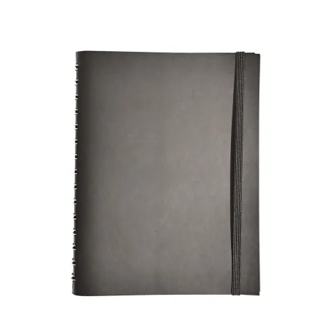 „Notes Spira Wire“ tamno sivi sa skrivenom spiralom A5, 192 str.