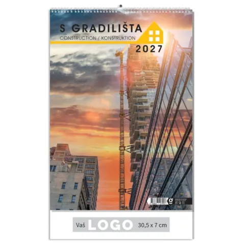 „S Gradilišta“ 13 list., PVC vrećica, color kalendar