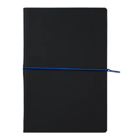 Portofino Black – notes A5 s fleksibilnim koricama i vodoravnom elastičnom trakom