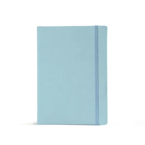 „Bloom“ baby plava notes A5, s gumicom