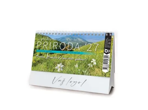 „Priroda“ 13 list., stolni kalendar, koverta