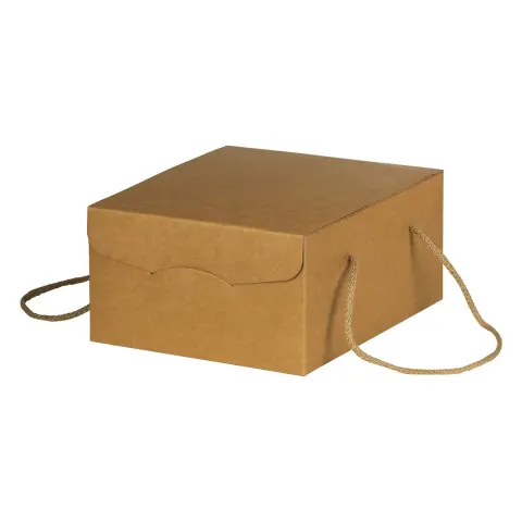 Cordini – troslojna samosklopiva poklon kutija s vezicama, 27 × 21 × 12 cm