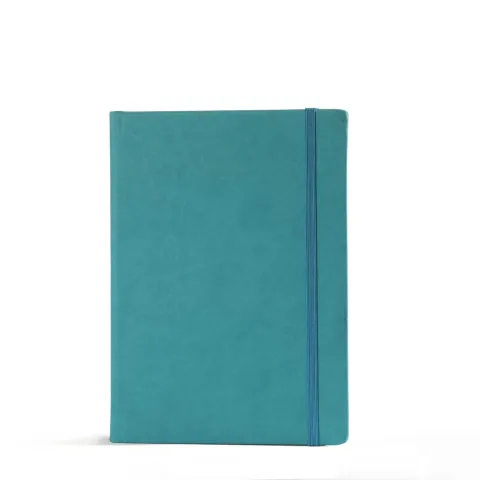 „Bloom“ tirkizni notes A5, s gumicom