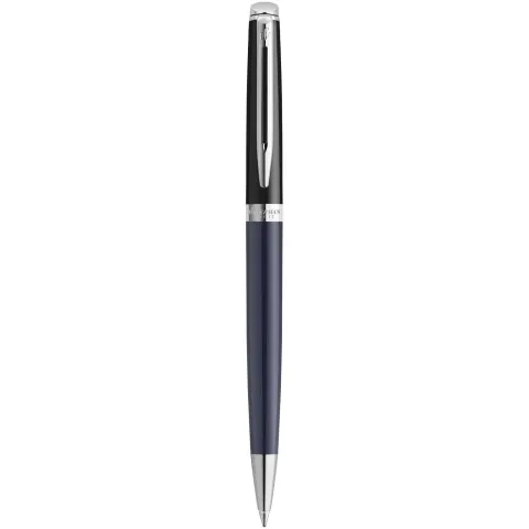 Waterman Hémisphère Colour Blocking kemijska olovka s detaljima od paladija (plava tinta)