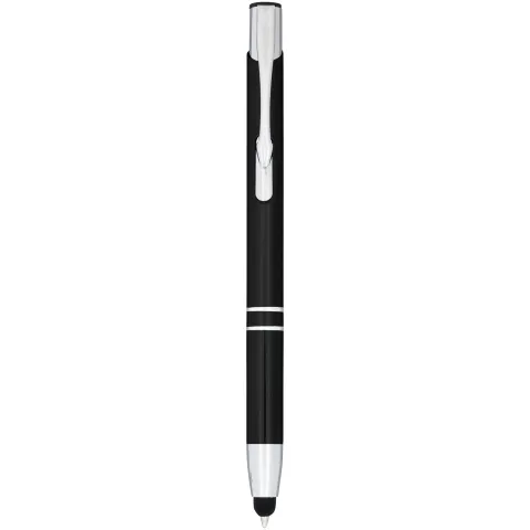 Moneta anodizirana aluminijska kemijska olovka sa stylusom (plava tinta)
