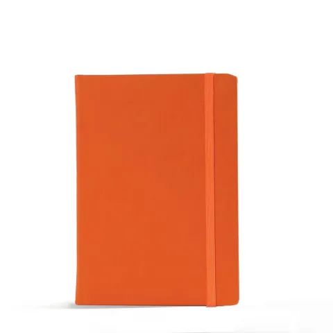 „Bloom“ narančasti notes A5, s gumicom