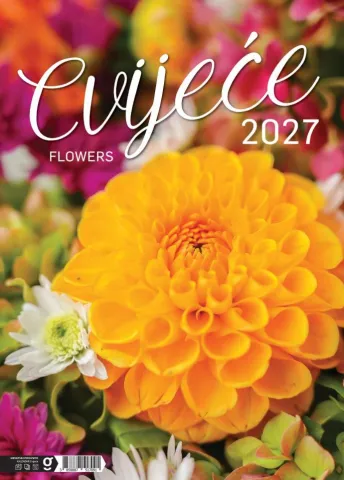 „Cvijeće“ 13 list., PVC vrećica, color kalendar