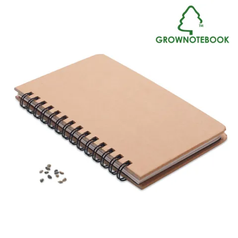 GROWNOTEBOOK™ bilježnica A5 sa sjemenkama bora