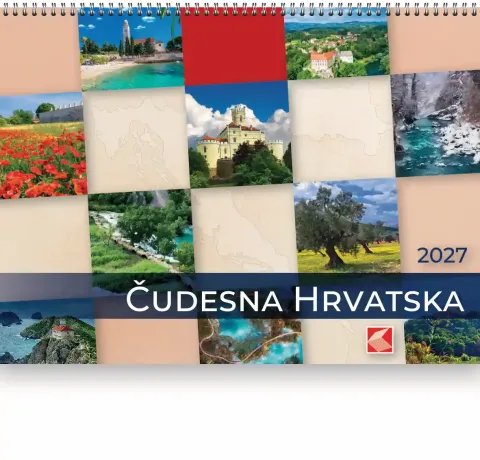 Čudesna Hrvatska – čUDESNA HRVATSKA, zidni kalendar 13 listova