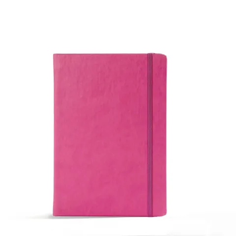 „Bloom“ rozi notes A5, s gumicom