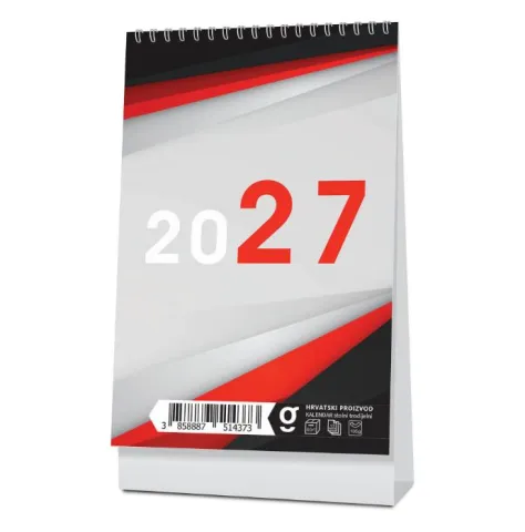 „Trodjelni Stolni Vertikalni“ 12 list., stolni kalendar