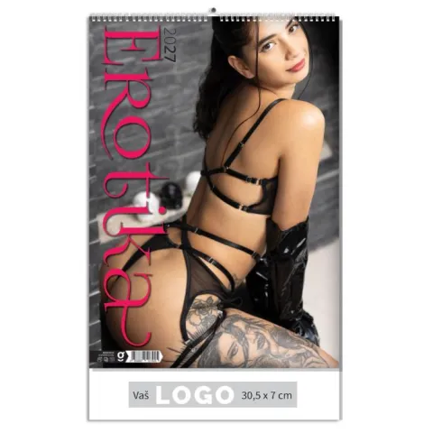 „Erotika“ 13 list., PVC vrećica, color kalendar